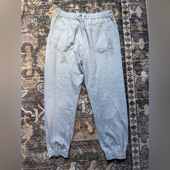 Rag & Bone Miramar Light Wash Jogger Jeans Cotton Terry - Picture 5 of 5